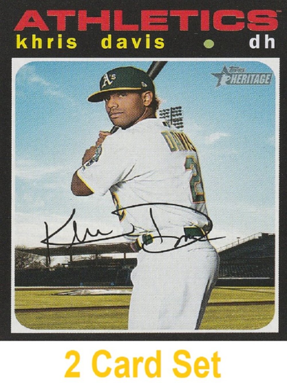 Khris Davis MLB Baseball Card Collection